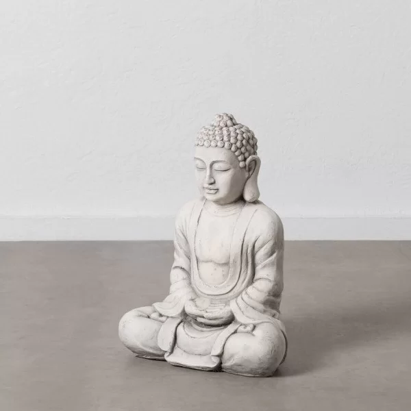Sculpture Buddha Grey Ethnic 44 x 27 x 58 cm