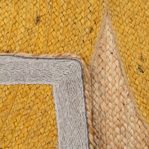 Carpet Yellow Natural Jute 200 x 290 cm