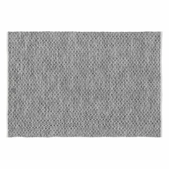 Carpet Grey 70 % cotton 30 % Polyester 160 x 230 cm
