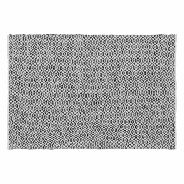 Carpet Grey 70 % cotton 30 % Polyester 160 x 230 cm