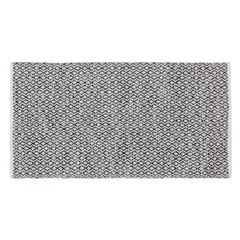 Carpet Grey 70 % cotton 30 % Polyester 80 x 150 cm