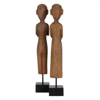 Decorative Figure Natural African Man 14,5 x 9 x 38,5 cm...