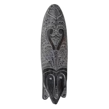 Decorative Figure White Brown Mask 24 x 5 x 80 cm 2