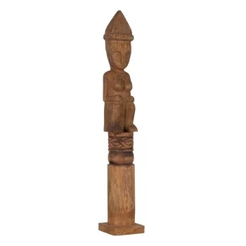 Decorative Figure Natural African Man 14 x 14 x 88,5 cm 2