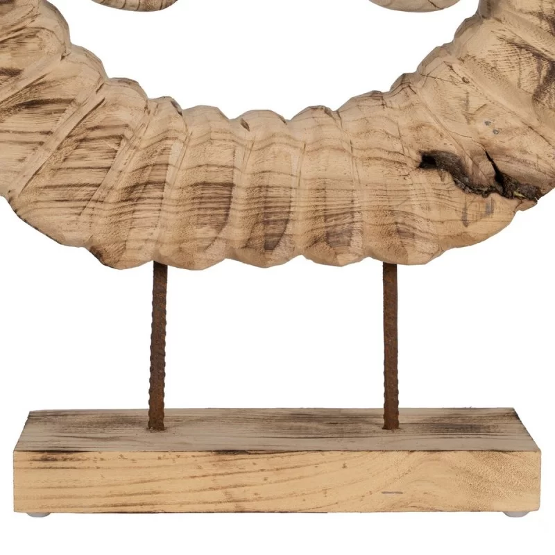 Decorative Figure Natural Horns 50 x 12 x 42 cm