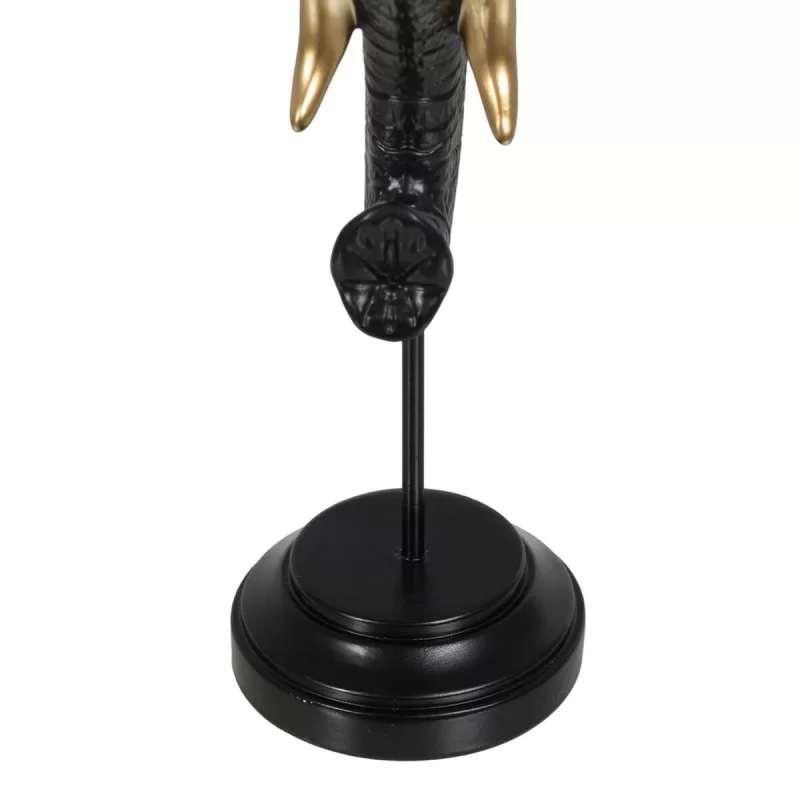 Decorative Figure Black Golden Elephant 20,5 x...