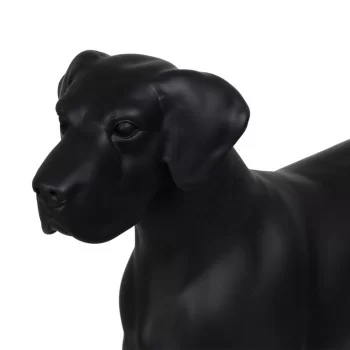 Decorative Figure Black Dog 39 x 15 x 34,5 cm 2