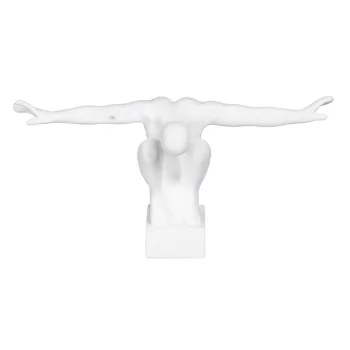Decorative Figure White 39 x 15,5 x 19 cm