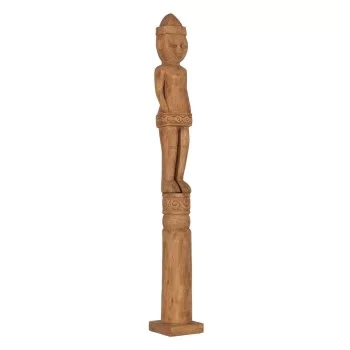 Decorative Figure Natural African Man 14 x 14 x 113 cm 2