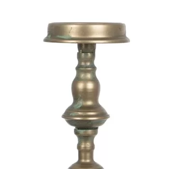 Candleholder Golden Iron 14 x 14 x 45,5 cm 2