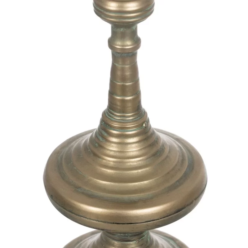 Candleholder Golden Iron 14 x 14 x 45,5 cm