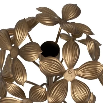 Candleholder Golden Iron 15 x 15 x 40 cm 2