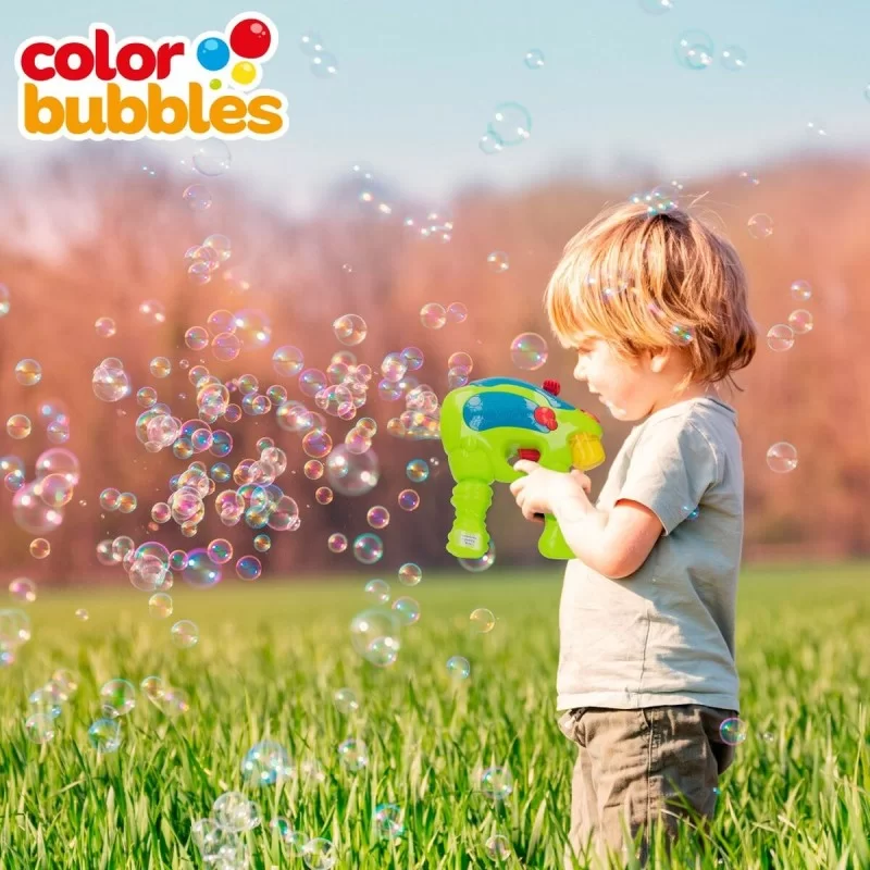 Bubble Blowing Game Colorbaby Green Gun 118 ml...