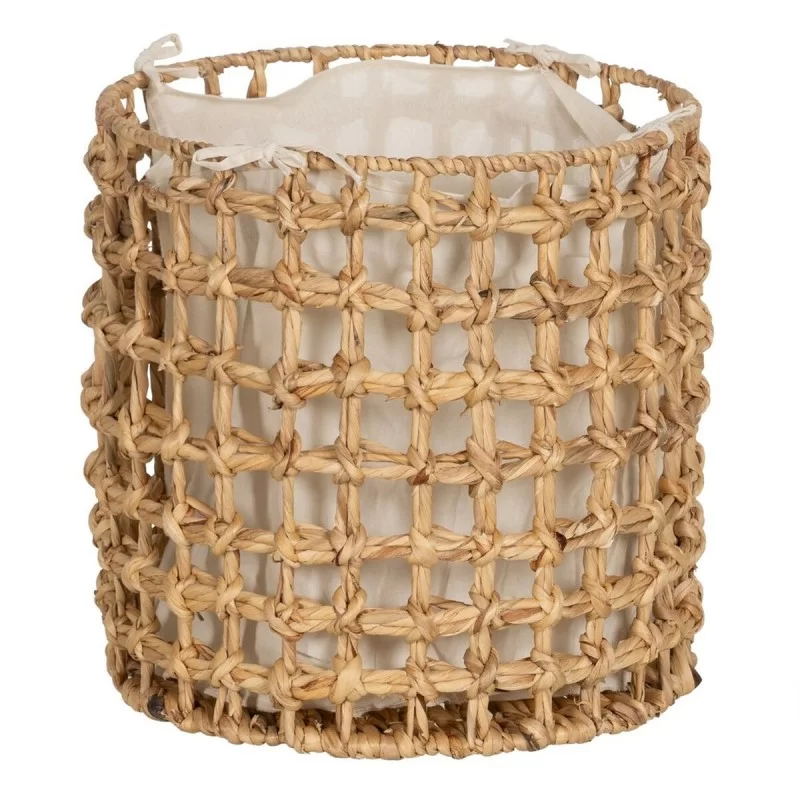 Set of Baskets Beige Cream Natural Fibre 45 x...
