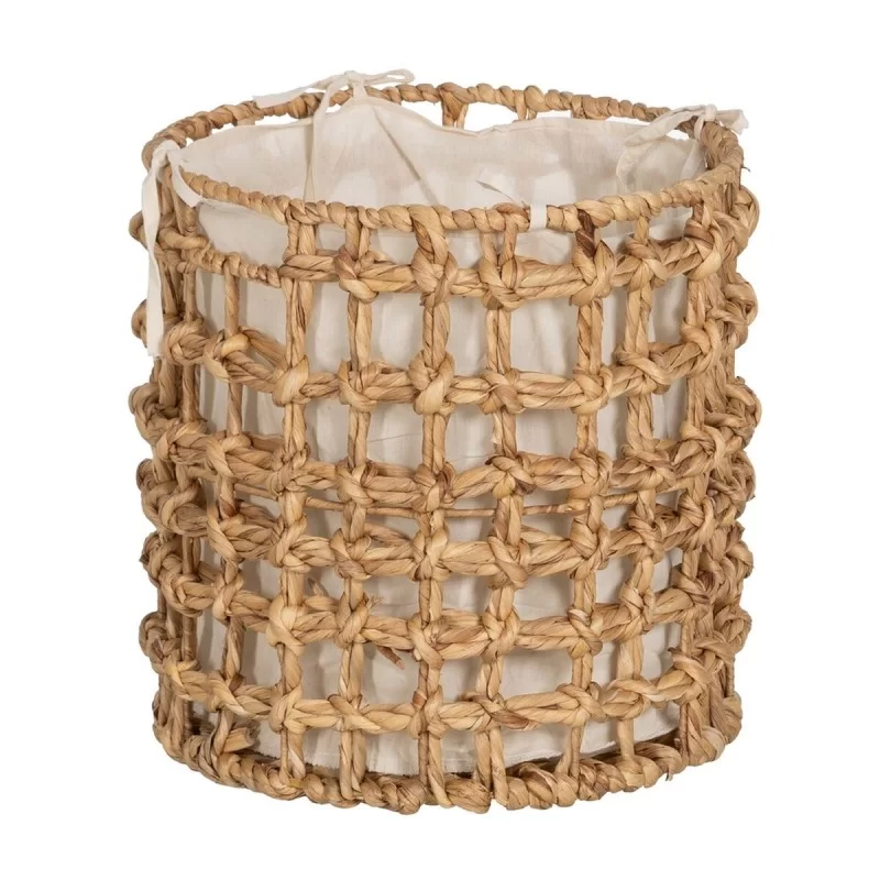 Set of Baskets Beige Cream Natural Fibre 45 x...