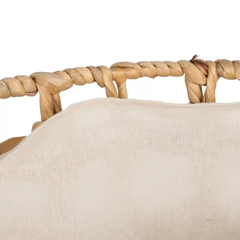 Set of Baskets Beige Cream Natural Fibre 45 x...