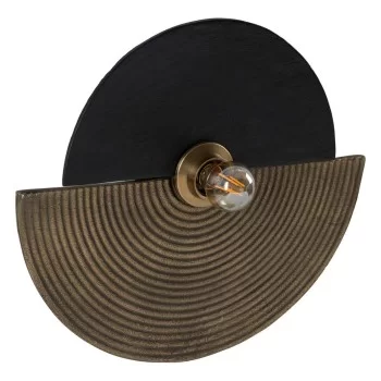 Wall Light Black Golden Aluminium Iron A 220-240 V 41 x 9...