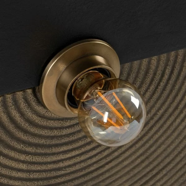 Wall Light Black Golden Aluminium Iron A 220-240 V 41 x 9 x 36 cm