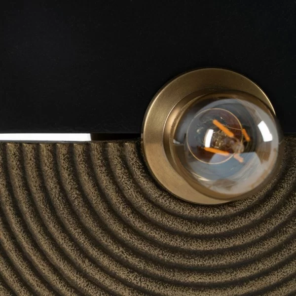 Wall Light Black Golden Aluminium Iron A 220-240 V 41 x 9 x 36 cm