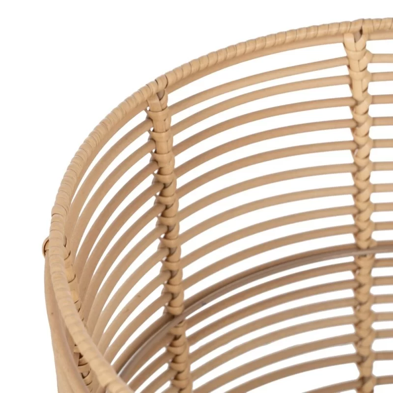 Set of Baskets Natural Resin 35 x 35 x 29 cm (3...