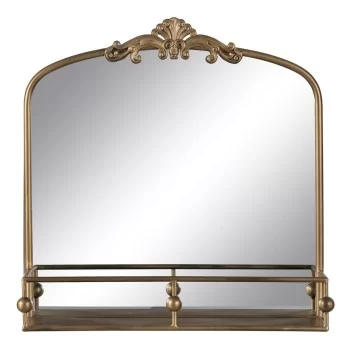 Wall mirror Golden Crystal Iron 54 x 16,5 x 51 cm 2