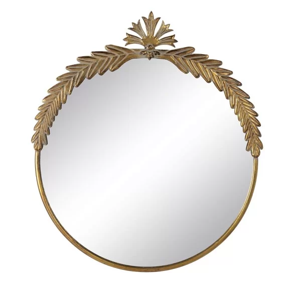 Wall mirror Golden Crystal Iron 63 x 3,5 x 70 cm
