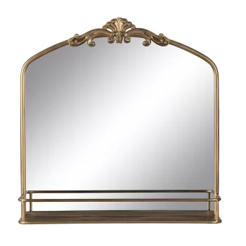 Wall mirror Golden Crystal Iron 59 x 14,5 x 63 cm 2