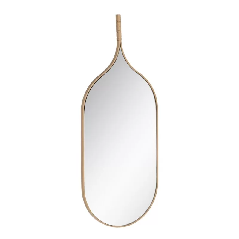 Wall mirror Natural Crystal MDF Wood 37 x 2 x...