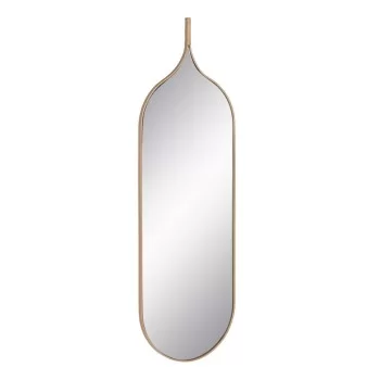 Wall mirror Natural Metal Crystal MDF Wood 38 x 2 x 120 cm 2