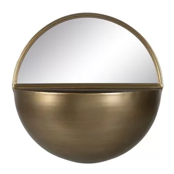 Wall mirror Golden Crystal Iron 36 x 17 x 40 cm 2