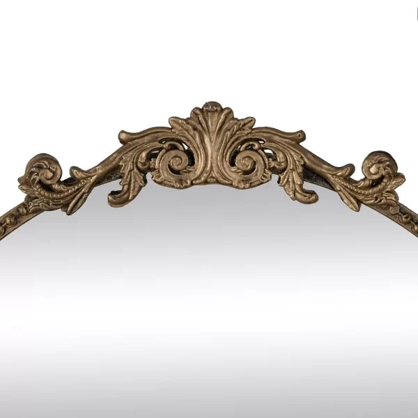 Wall mirror Golden Crystal Iron 47 x 17,5 x 53 cm