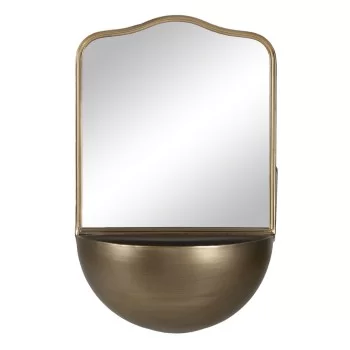 Wall mirror Golden Crystal Iron 40 x 20 x 37 cm 2