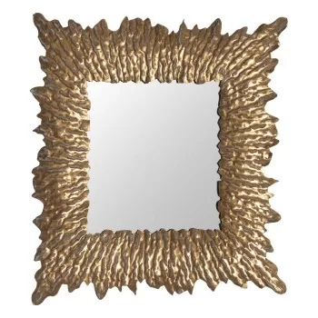 Wall mirror Golden Crystal Iron 74 x 7,5 x 74 cm 2