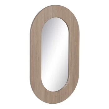 Wall mirror Natural Crystal MDF Wood 50 x 2,2 x 85 cm 2