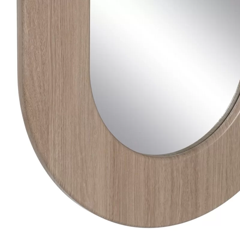 Wall mirror Natural Crystal MDF Wood 50 x 2,2 x...
