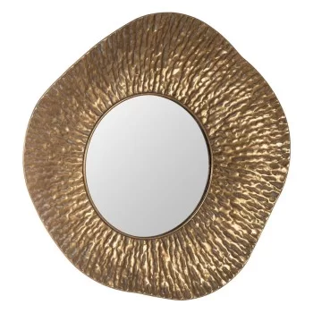 Wall mirror Golden Crystal Iron 86 x 6 x 82 cm 2