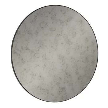 Wall mirror Black Crystal Iron 90 x 90 cm 2