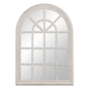 Wall mirror White Crystal Paolownia wood Window 73,7 x...