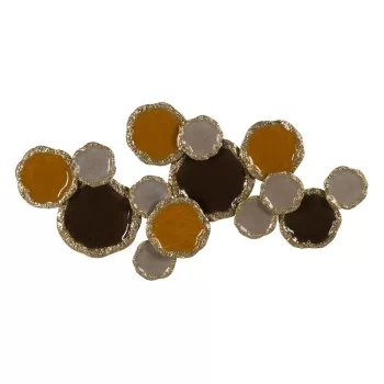 Wall Decoration Geometric Yellow Brown Iron 132,7 x 6,4 x...