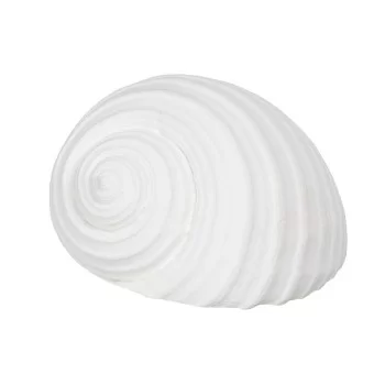 Decorative Figure White Snail 11 x 9 x 8 cm 2