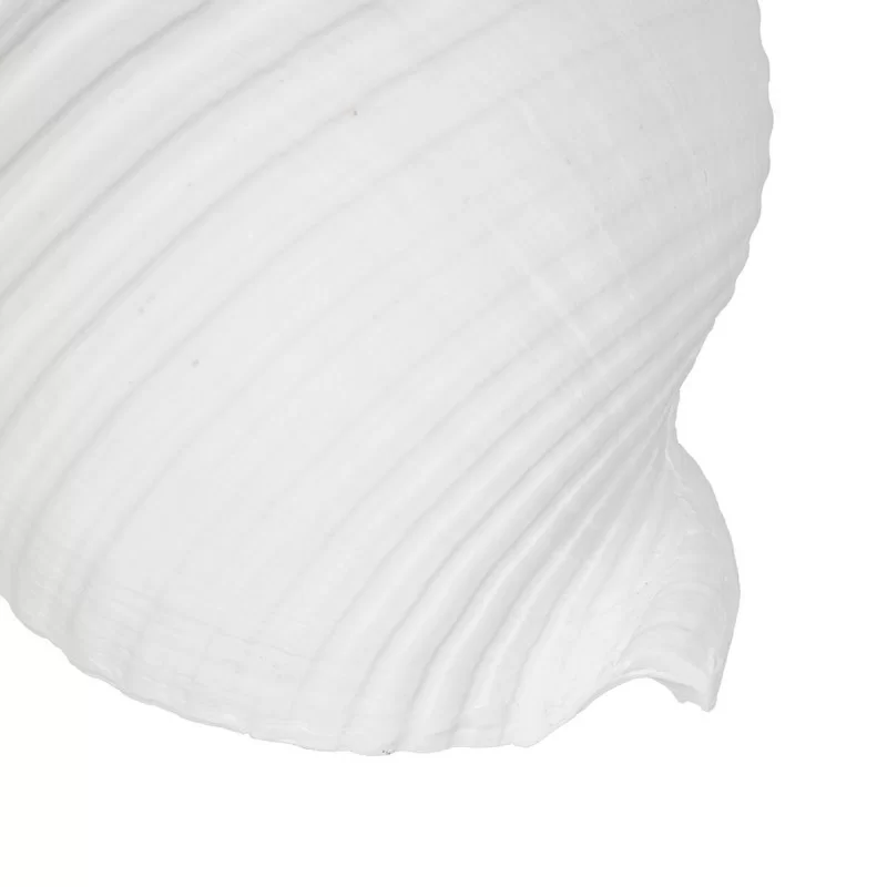 Decorative Figure White Snail 11 x 9 x 8 cm