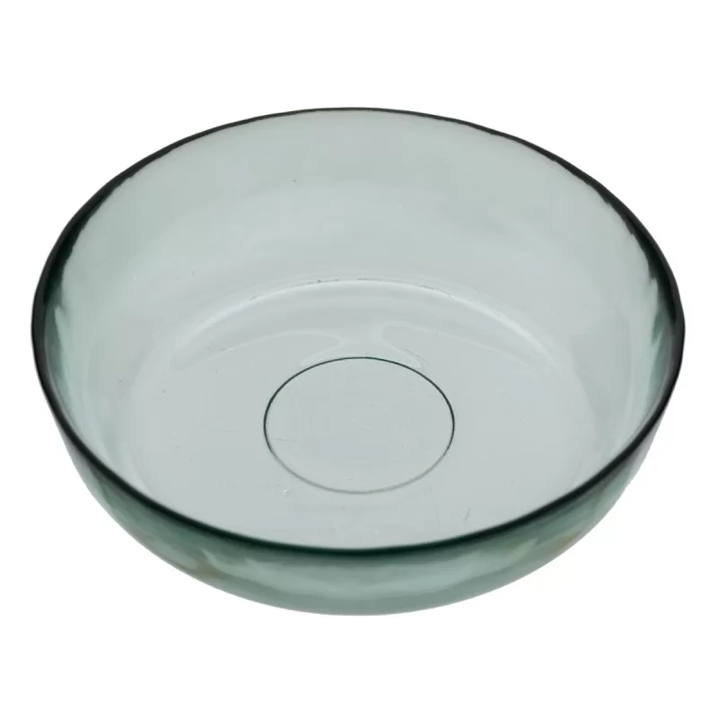 Recycled Glass Centerpiece Green recycled glass...