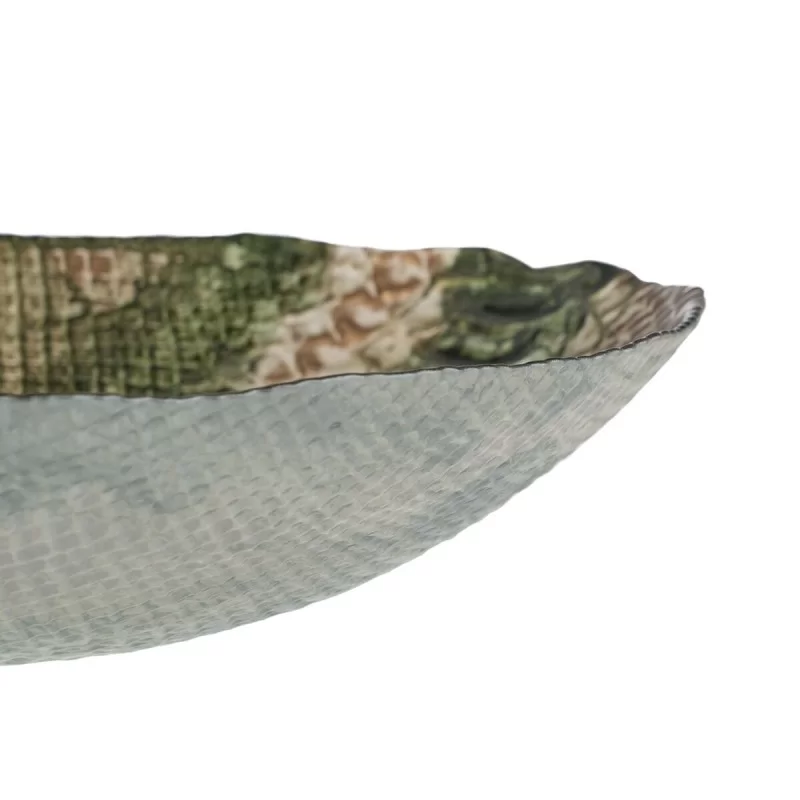 Centerpiece Olive Glass 40 x 40 cm