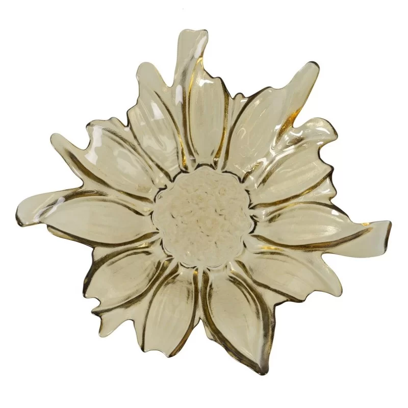 Centerpiece Olive Crystal 28 x 28 x 10,5 cm