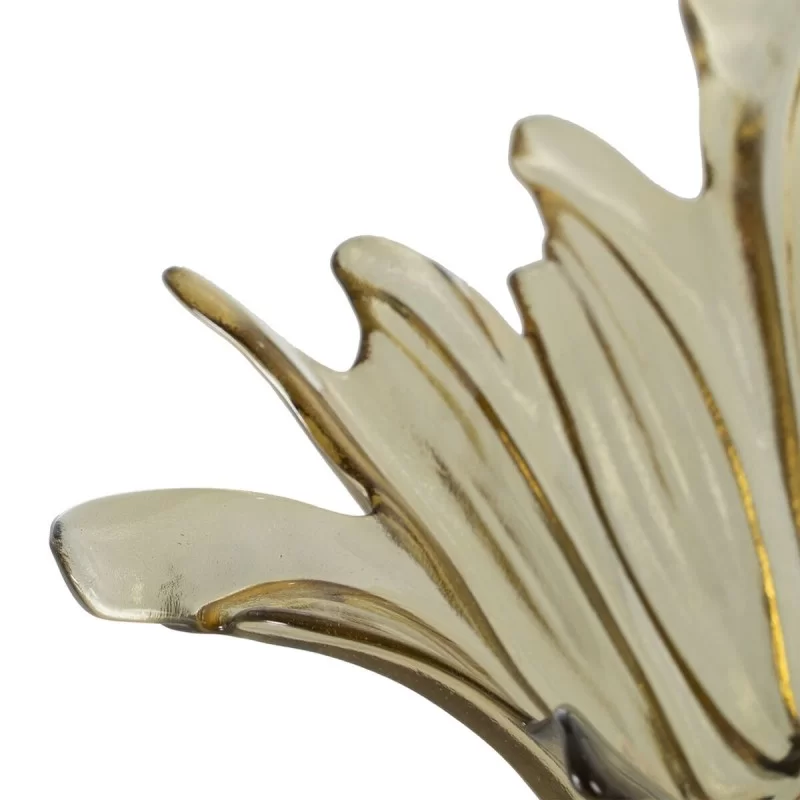 Centerpiece Olive Crystal 28 x 28 x 10,5 cm