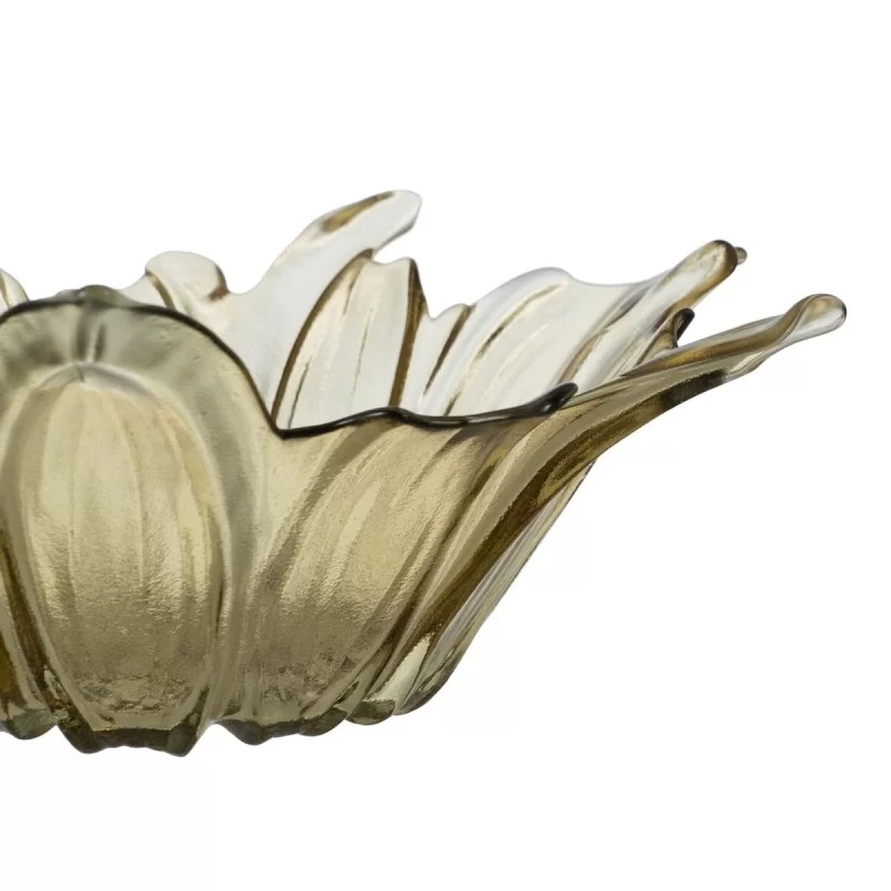 Centerpiece Olive Crystal 28 x 28 x 10,5 cm