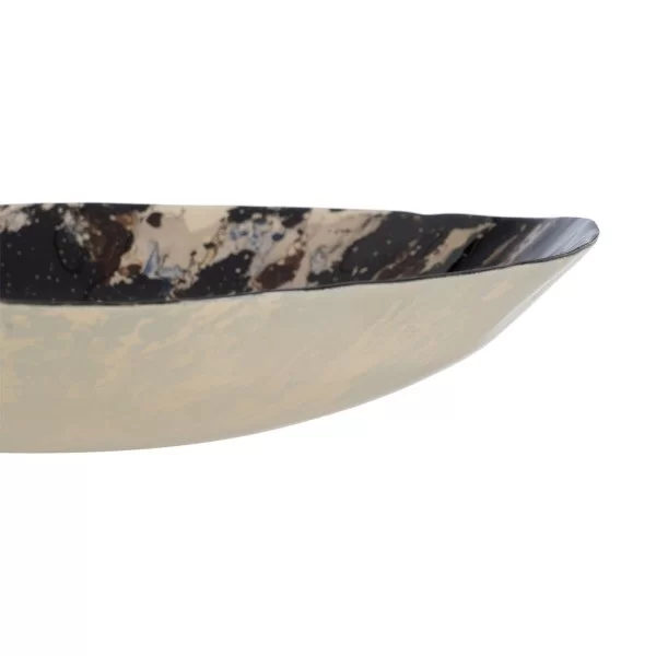 Centerpiece Blue Brown Crystal 39 x 39 x 6,5 cm