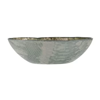 Centerpiece Olive Glass 20 x 20 cm 2