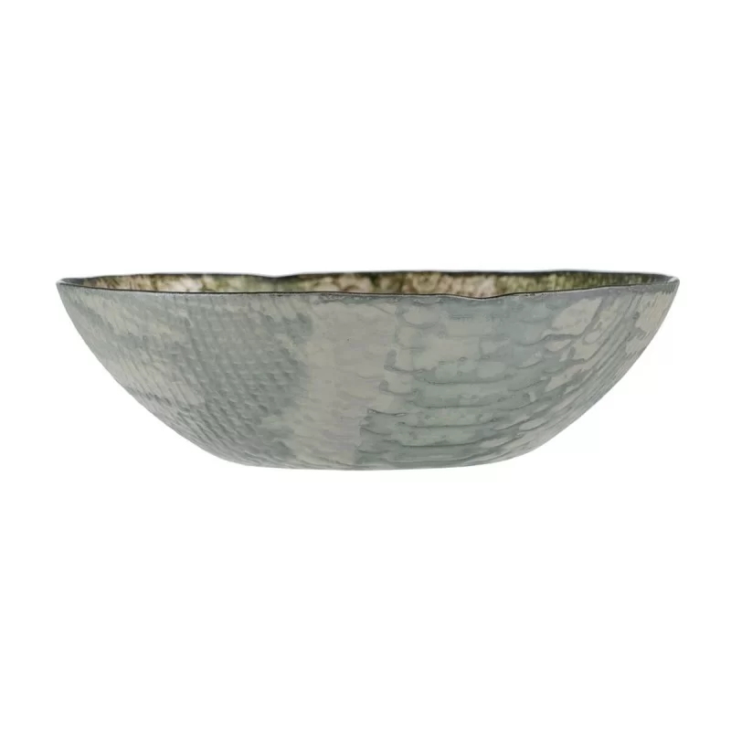 Centerpiece Olive Glass 20 x 20 cm