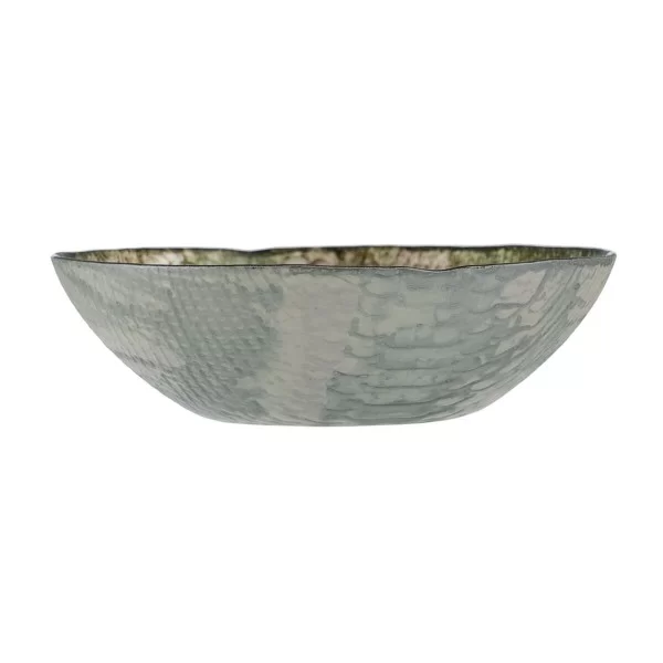 Centerpiece Olive Glass 20 x 20 cm